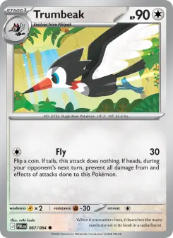 Pokémon-Karte Trumbeak 067/084