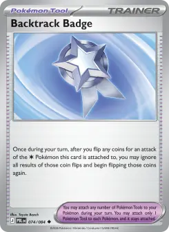 Pokémon-Karte Backtrack Badge 074/084