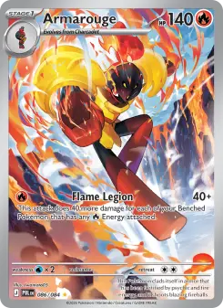 Pokémon-Karte Armarouge 086/084