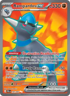 Pokémon-Karte Rampardos ex 100/084