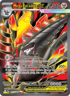Pokémon-Karte Mega Excadrill ex 103/084
