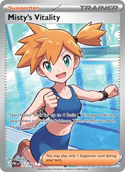 Pokémon-Karte Misty's Vitality 111/084