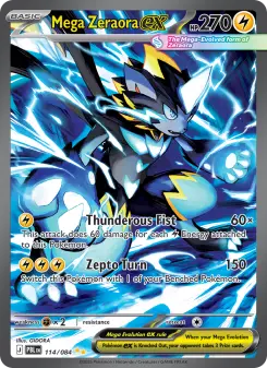 Pokémon-Karte Mega Zeraora ex 114/084