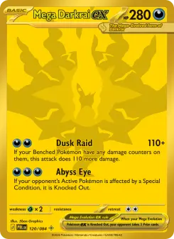 Pokémon-Karte Mega Darkrai ex 120/084