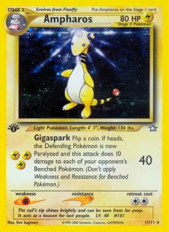 Pokémon-Karte Ampharos 001/111