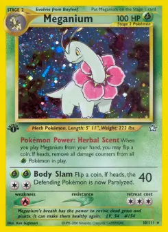 Pokémon-Karte Meganium 010/111