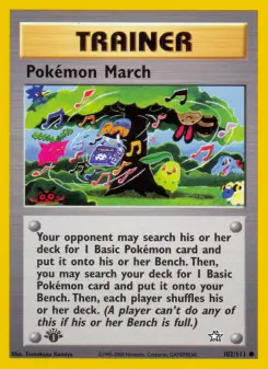 Pokémon-Karte Pokémon March 102/111