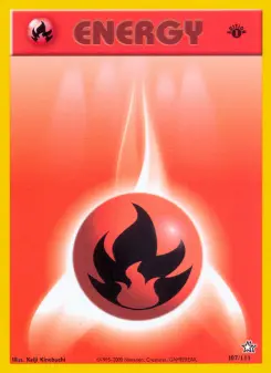 Pokémon-Karte Fire Energy 107/111