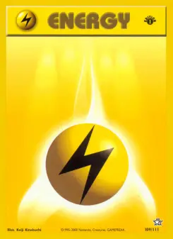 Pokémon-Karte Lightning Energy 109/111