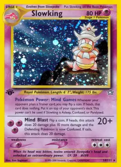 Pokémon-Karte Slowking 014/111