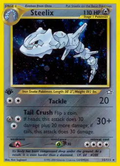 Pokémon-Karte Steelix 015/111