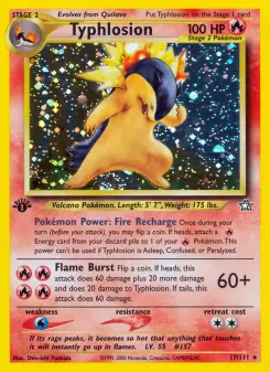 Pokémon-Karte Typhlosion 017/111