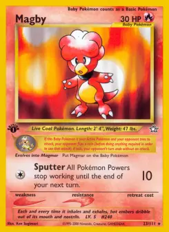 Pokémon-Karte Magby 023/111