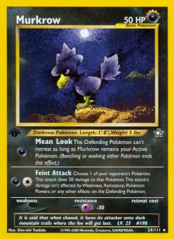 Pokémon-Karte Murkrow 024/111