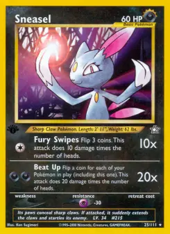 Pokémon-Karte Sneasel 025/111