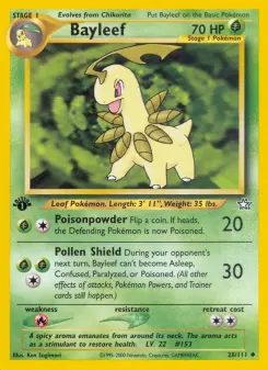 Pokémon-Karte Bayleef 028/111
