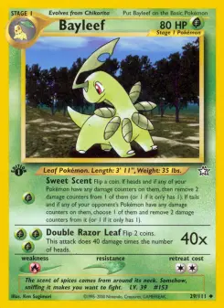 Pokémon-Karte Bayleef 029/111