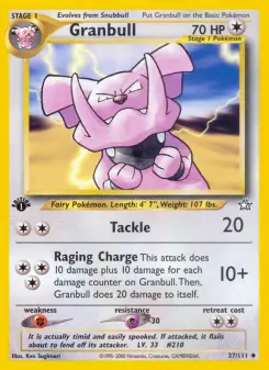 Pokémon-Karte Granbull 037/111