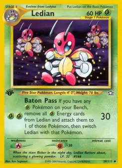 Pokémon-Karte Ledian 039/111