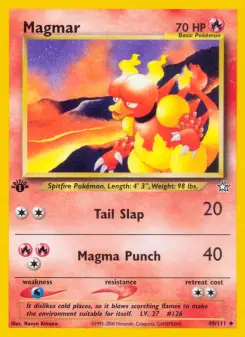Pokémon-Karte Magmar 040/111