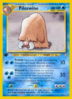 Pokémon-Karte Piloswine 044/111
