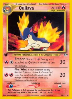 Pokémon-Karte Quilava 046/111