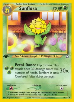 Pokémon-Karte Sunflora 050/111
