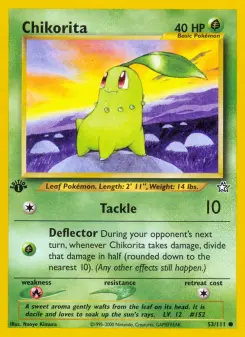 Pokémon-Karte Chikorita 053/111