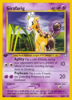 Pokémon-Karte Girafarig 058/111