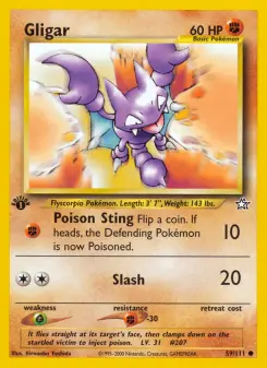 Pokémon-Karte Gligar 059/111