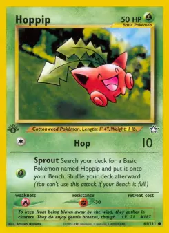 Pokémon-Karte Hoppip 061/111