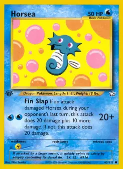 Pokémon-Karte Horsea 062/111