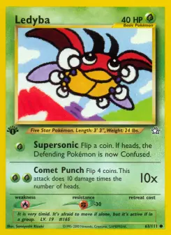 Pokémon-Karte Ledyba 063/111
