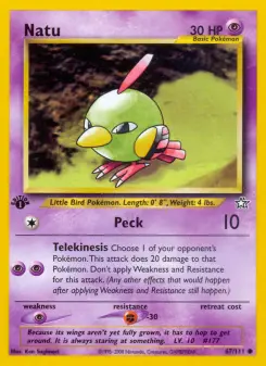 Pokémon-Karte Natu 067/111
