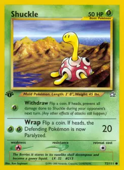 Pokémon-Karte Shuckle 072/111