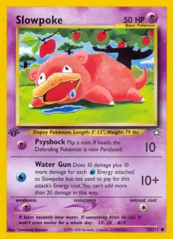 Pokémon-Karte Slowpoke 073/111