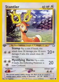 Pokémon-Karte Stantler 076/111