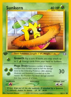 Pokémon-Karte Sunkern 078/111
