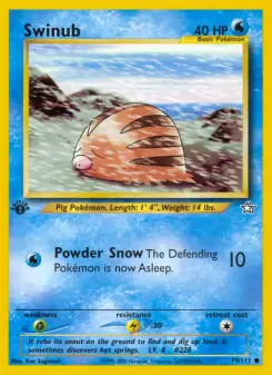 Pokémon-Karte Swinub 079/111