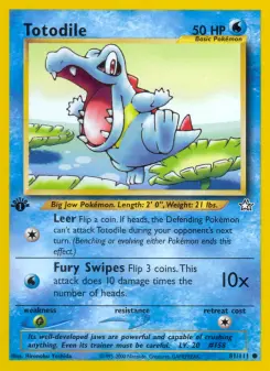 Pokémon-Karte Totodile 081/111