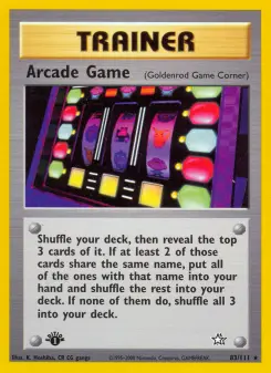 Pokémon-Karte Arcade Game 083/111