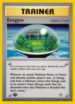 Pokémon-Karte Ecogym 084/111