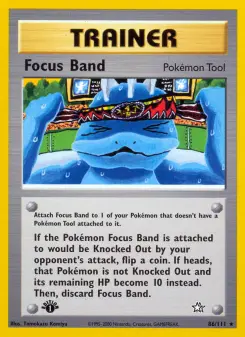 Pokémon-Karte Focus Band 086/111