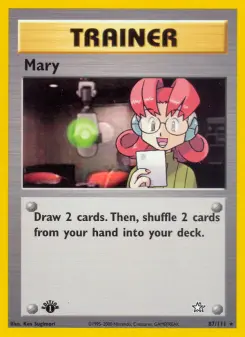 Pokémon-Karte Mary 087/111