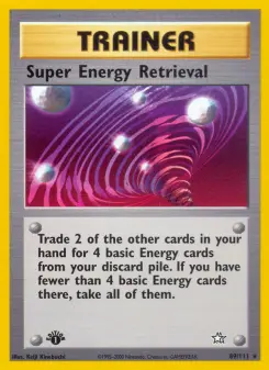 Pokémon-Karte Super Energy Retrieval 089/111