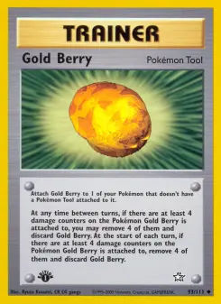 Pokémon-Karte Gold Berry 093/111