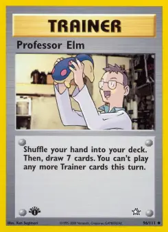 Pokémon-Karte Professor Elm 096/111