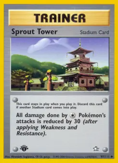 Pokémon-Karte Sprout Tower 097/111