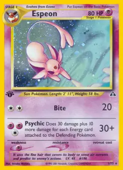 Pokémon-Karte Espeon 001/075