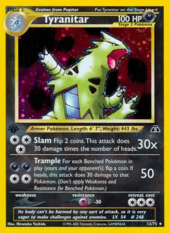 Pokémon-Karte Tyranitar 012/075